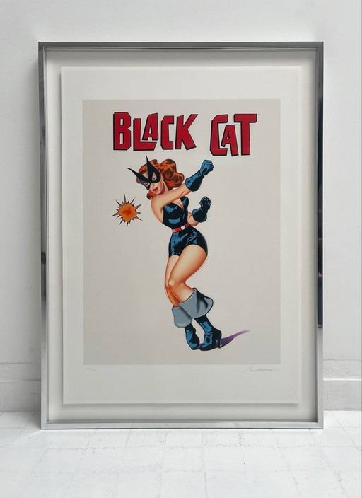 Exemplaire original Black Cat de Mel Ramos 102/120 (Signé à la main)