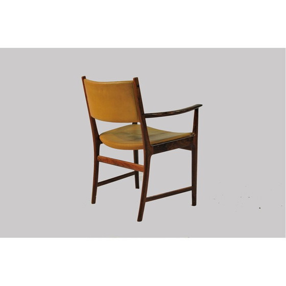 Image 1 of Paire de fauteuils vintage en bois de rose par Kai Lyngfeldt Larsen pour Soren Willadsen, Danemark 1960