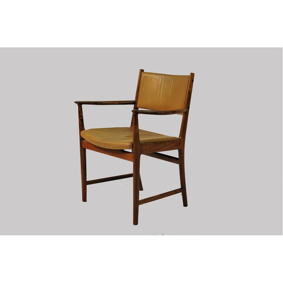 Image 1 of Paire de fauteuils vintage en bois de rose par Kai Lyngfeldt Larsen pour Soren Willadsen, Danemark 1960
