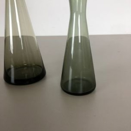 Image 1 of Paire vintage de 2 vases en Turmaline par Wilhelm Wagenfeld pour WMF, Allemagne 1960s
