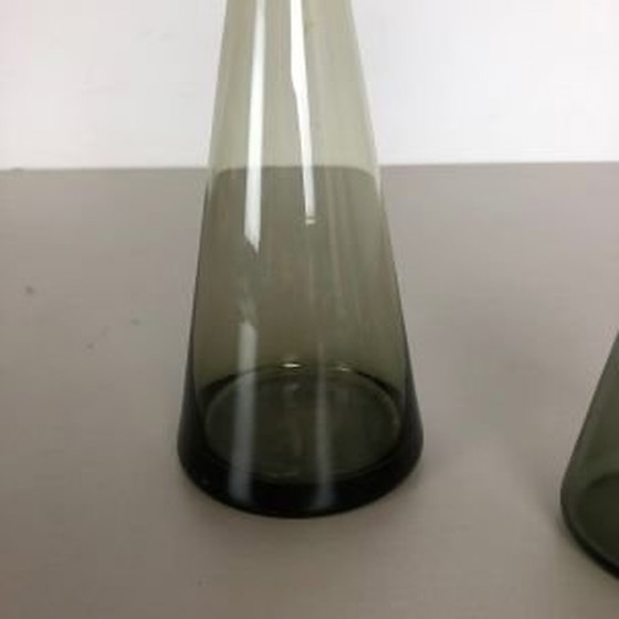 Image 1 of Paire vintage de 2 vases en Turmaline par Wilhelm Wagenfeld pour WMF, Allemagne 1960s