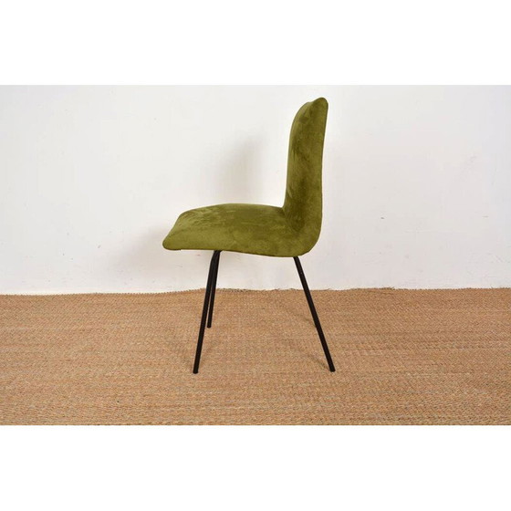 Image 1 of Ensemble de 6 chaises vintage CM145 de Paulin, années 1954