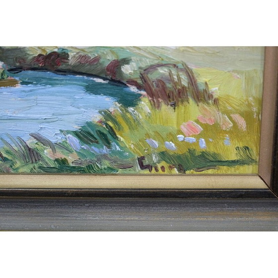 Image 1 of Peinture vintage de Georg Nilsson, Suède 1960