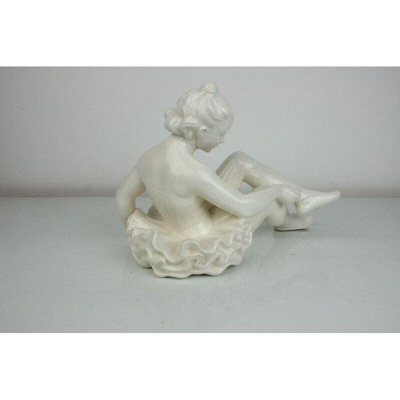 Image 1 of Statue "ballerine" en porcelaine, Tchécoslovaquie 1962