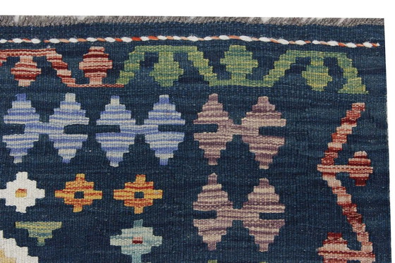 Image 1 of Kilim afghan en laine tissé à la main - 261 X 172 cm - Nouveau