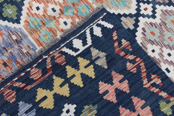 Image 1 of Kilim afghan en laine tissé à la main - 261 X 172 cm - Nouveau