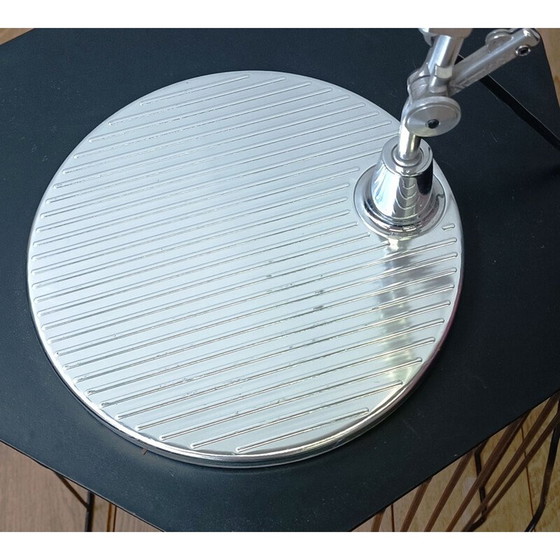 Image 1 of Lampe de table vintage "Tolomeo" en métal chromé par Artemide