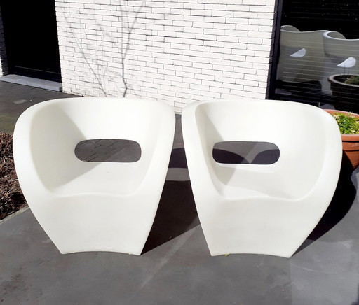 2 x Ron Arad pour Moroso Fauteuils