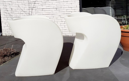 2 x Ron Arad pour Moroso Fauteuils