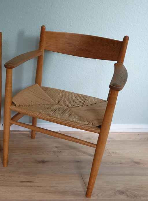 Ch37 Chaise de salle à manger Carl Hansen & Son Designé par Hans J. Wegner