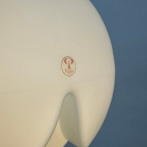 Image 1 of Lampe suspendue Peill & Putzler - Grand verre dépoli, forme artichaut, Xl, 1960