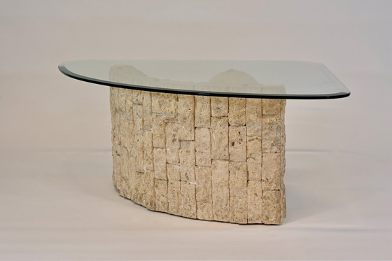 Image 1 of Table basse en pierre Mactan par Magnussen Ponte, 1980S