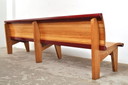 Bureau d'école vintage 1950s