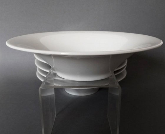 Image 1 of 6X Toyo Ito Organic Design Assiette creuse en porcelaine Alessi 2000