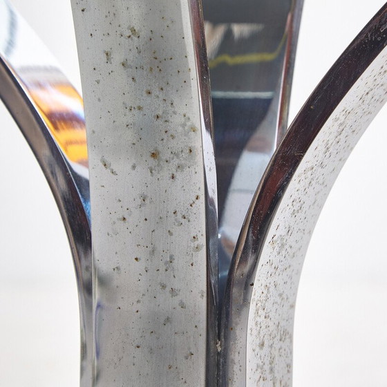 Image 1 of Table basse vintage en verre et chrome, 1970