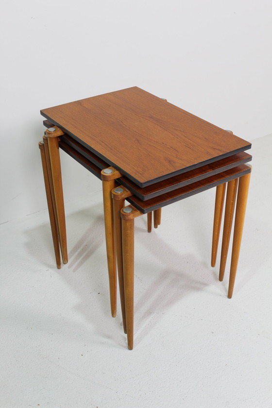 Image 1 of Vintage German Design Mimi set, Tables d'appoint - Opal, 1960s