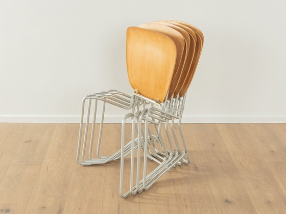 Image 1 of  Armin Wirth, chaises de salle à manger Aluflex