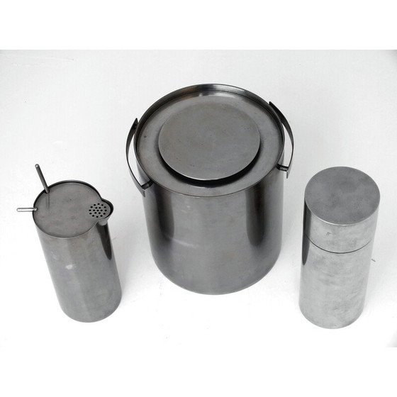 Image 1 of Set de bar vintage Cylinda par Jacobsen Arne pour Stelton, Danemark 1967