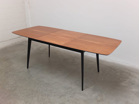 Image 1 of Table de salle à manger extensible 'T1' par Alfred Hendrickx pour Belform, 1950S