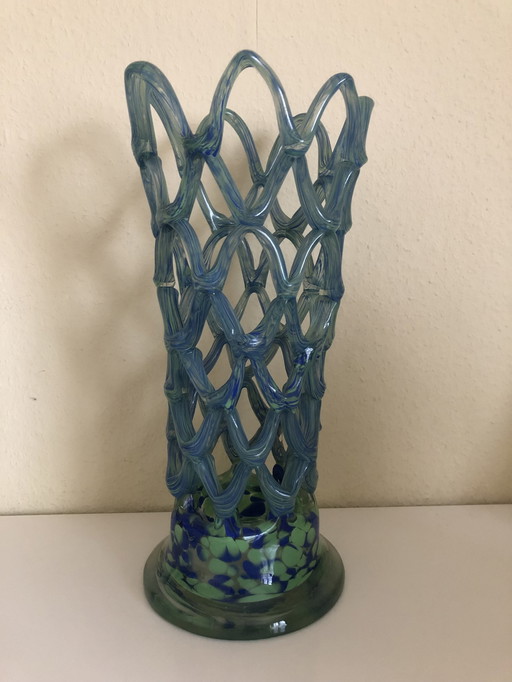 Vase à grille de Murano