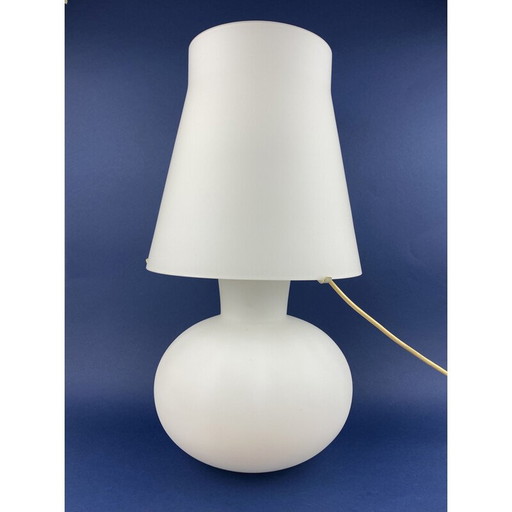 Lampe de table bilux vintage en verre de Murano, Italie, années 1970