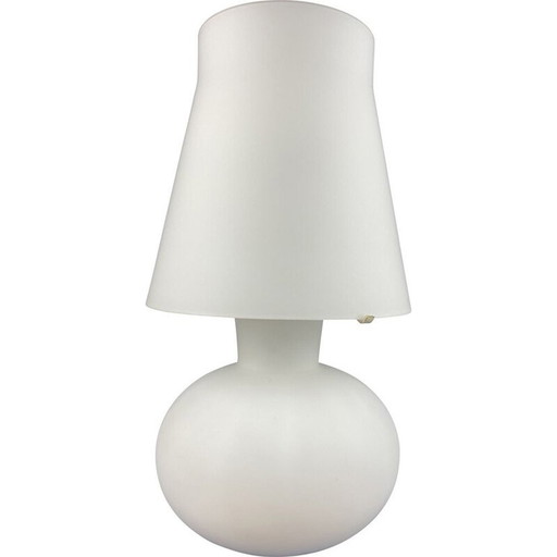 Lampe de table bilux vintage en verre de Murano, Italie, années 1970