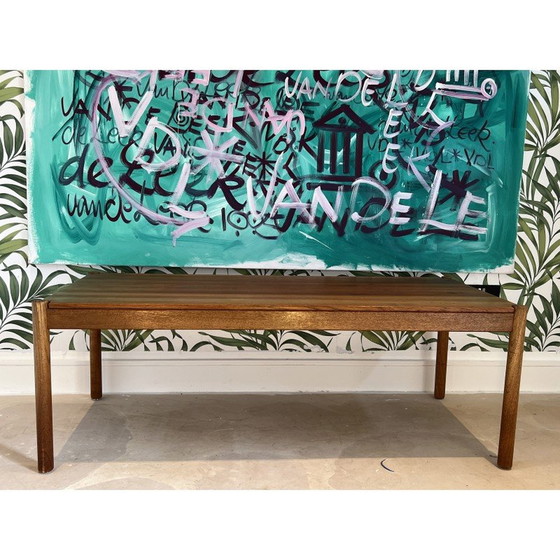 Image 1 of Table basse vintage en teck massif, par Magnus Olesen, Danemark