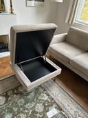 Bolia Scandinavia Remix Canapé 4 places avec pouf (avec rangement) Beige