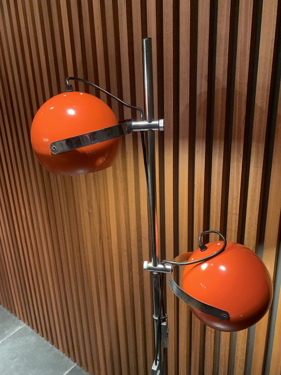 Image 1 of Lampe Vintage Herda - Orange des années 1970