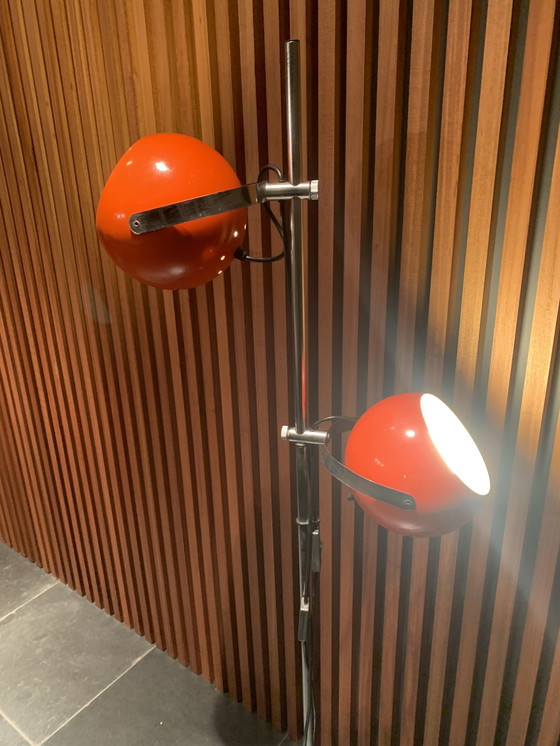 Image 1 of Lampe Vintage Herda - Orange des années 1970
