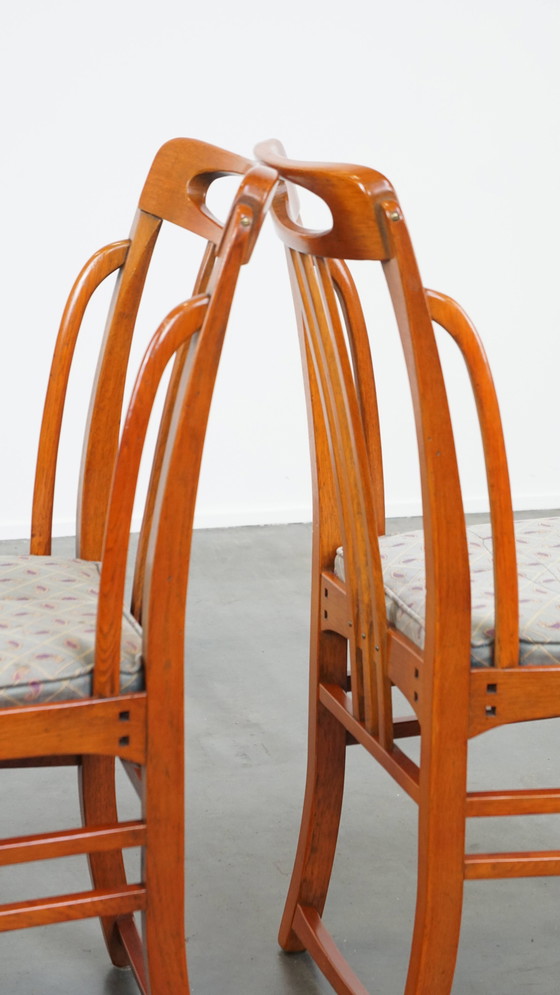 Image 1 of 2 X Chaise de salle à manger Schuitema Design Art Nouveau