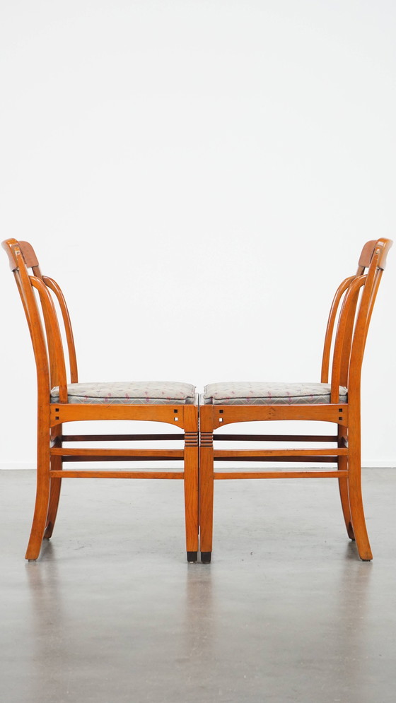 Image 1 of 2 X Chaise de salle à manger Schuitema Design Art Nouveau