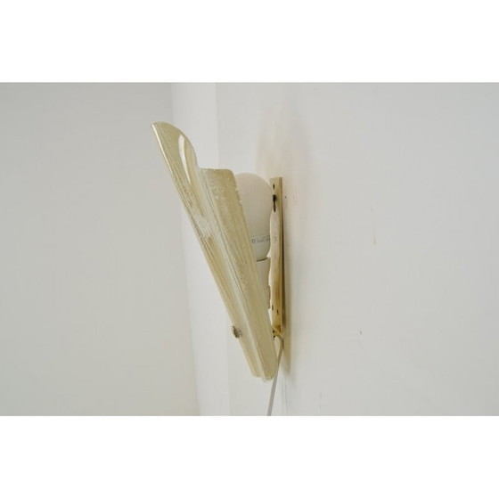 Image 1 of Applique en verre et métal du milieu du siècle, Tchécoslovaquie années 1990