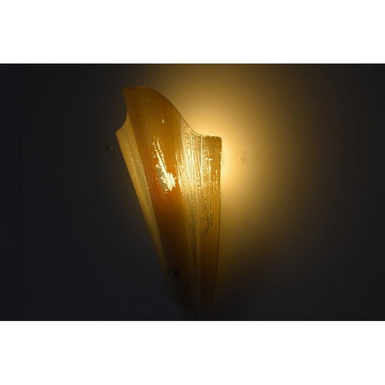 Image 1 of Applique en verre et métal du milieu du siècle, Tchécoslovaquie années 1990