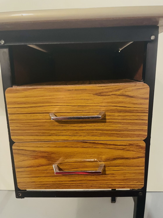 Image 1 of Bureau Moderniste Vintage Formica Circa 1960
