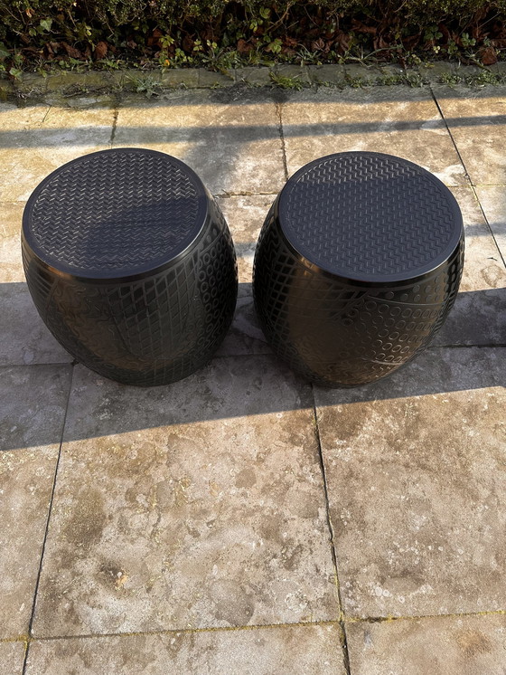 Image 1 of 2 X Tables d'appoint Kartell Roy Noir