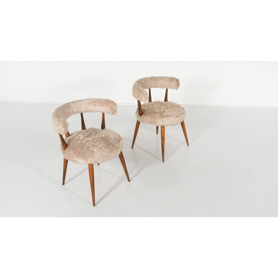 Image 1 of Paire de chaises de cocktail vintage, 1950