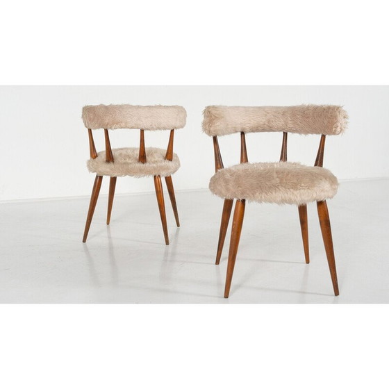 Image 1 of Paire de chaises de cocktail vintage, 1950