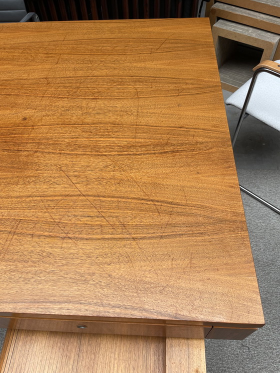 Image 1 of Bureau de direction scandinave vintage avec armoire