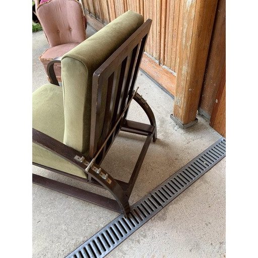 Chaise longue vintage de Jindřich Halabala, années 1930