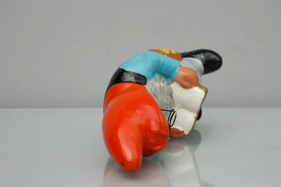 Image 1 of Mid Century Nain de jardin "Le ver de bibliothèque", Clemens Spang