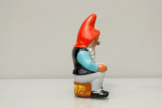 Image 1 of Mid Century Nain de jardin "Le ver de bibliothèque", Clemens Spang