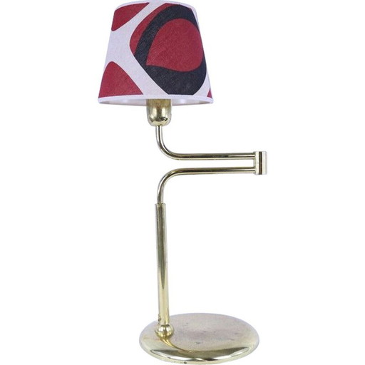 Lampe de table réglable vintage en laiton par Öia