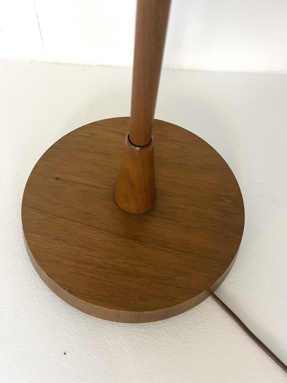 Image 1 of Lampadaire vintage en teck, Temde Leuchten '60