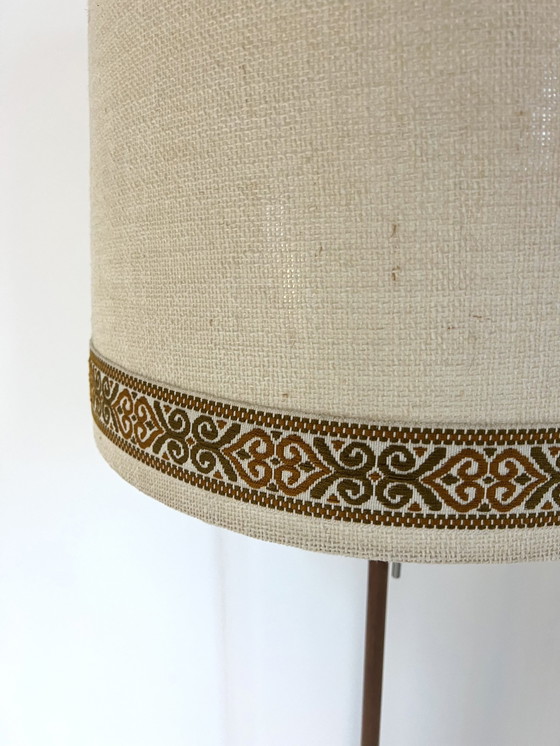 Image 1 of Lampadaire vintage en teck, Temde Leuchten '60