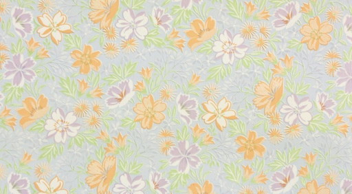 5091 Papier peint fleur mignonne vintage