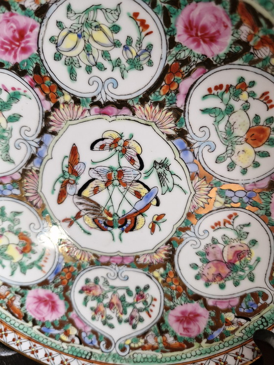 Image 1 of Assiette chinoise peinte à la main