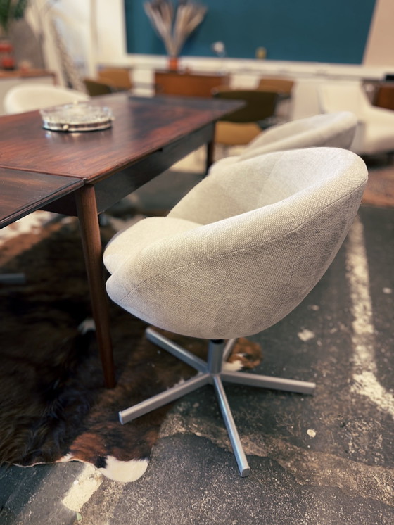 Image 1 of 5x sièges baquets vintage pivotants réglables en hauteur