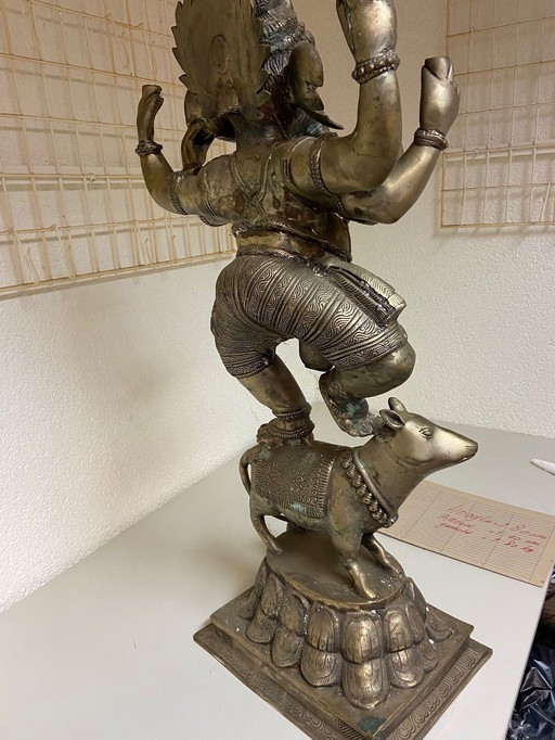 Statue en bronze Genesha