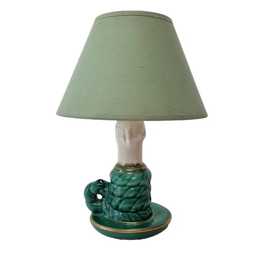 Lampe Vintage en Céramique Française